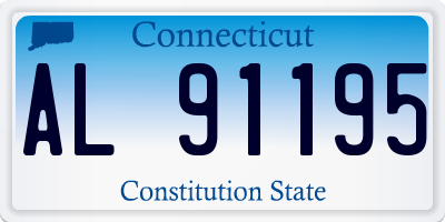 CT license plate AL91195