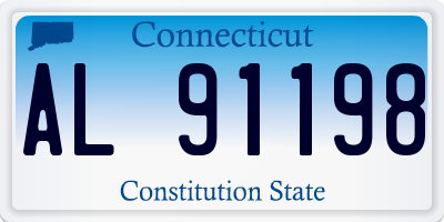 CT license plate AL91198