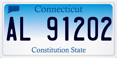 CT license plate AL91202