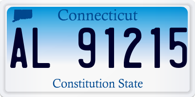 CT license plate AL91215
