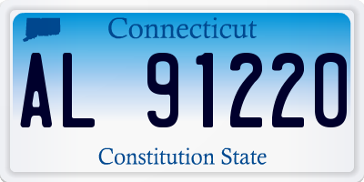 CT license plate AL91220