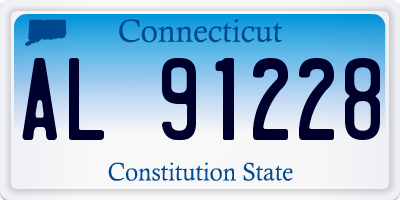 CT license plate AL91228