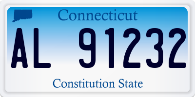 CT license plate AL91232