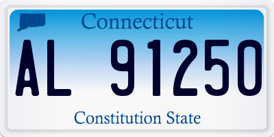CT license plate AL91250