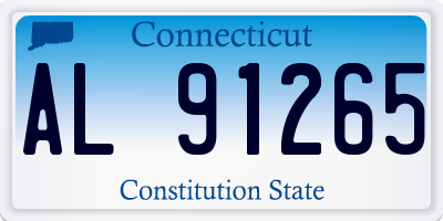 CT license plate AL91265