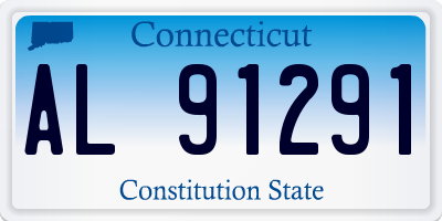 CT license plate AL91291
