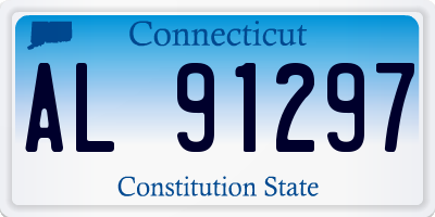 CT license plate AL91297