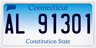 CT license plate AL91301