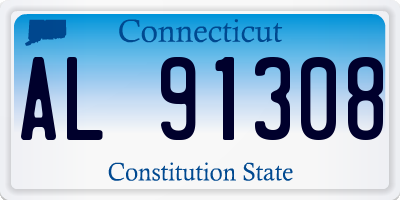 CT license plate AL91308