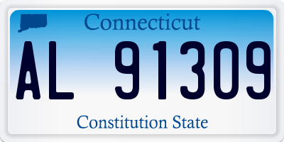 CT license plate AL91309