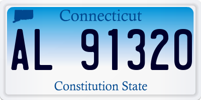 CT license plate AL91320