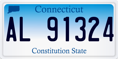CT license plate AL91324