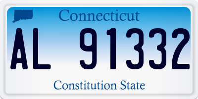 CT license plate AL91332