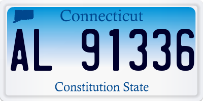 CT license plate AL91336