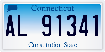 CT license plate AL91341