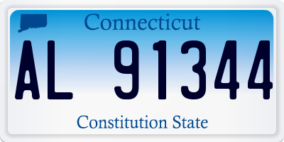 CT license plate AL91344