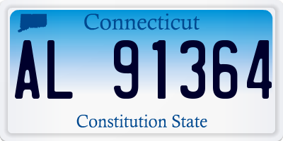 CT license plate AL91364