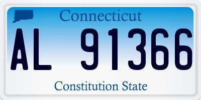 CT license plate AL91366