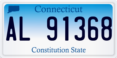 CT license plate AL91368