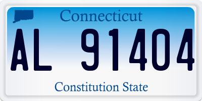 CT license plate AL91404