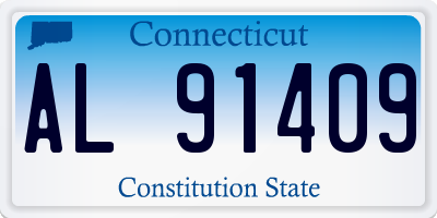 CT license plate AL91409