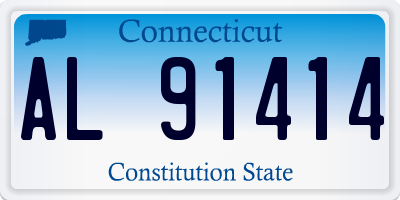 CT license plate AL91414