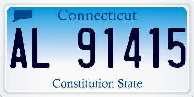 CT license plate AL91415