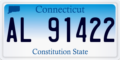 CT license plate AL91422