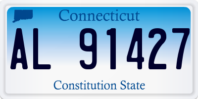 CT license plate AL91427