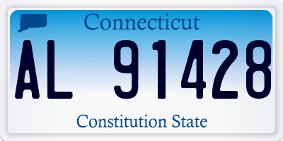 CT license plate AL91428