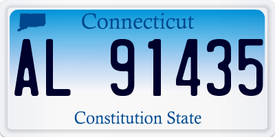 CT license plate AL91435