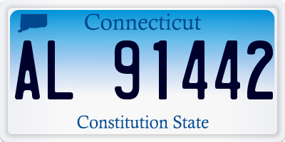 CT license plate AL91442