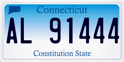 CT license plate AL91444