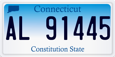 CT license plate AL91445