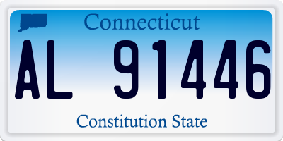 CT license plate AL91446