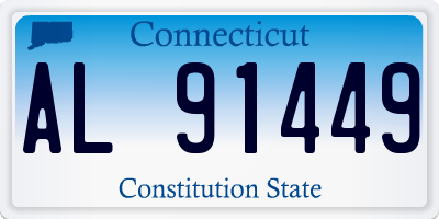 CT license plate AL91449