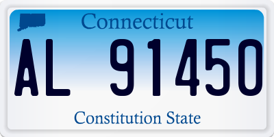 CT license plate AL91450