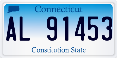 CT license plate AL91453