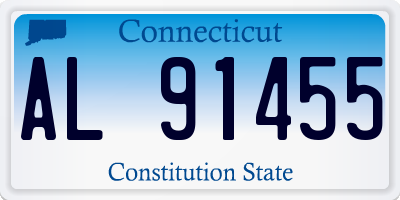 CT license plate AL91455