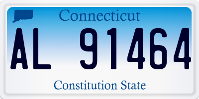 CT license plate AL91464