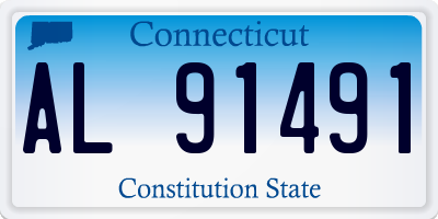 CT license plate AL91491