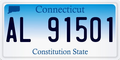 CT license plate AL91501