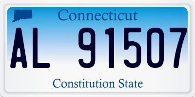 CT license plate AL91507