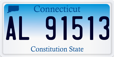 CT license plate AL91513