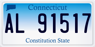 CT license plate AL91517