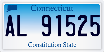 CT license plate AL91525