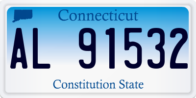 CT license plate AL91532