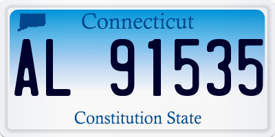 CT license plate AL91535
