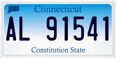 CT license plate AL91541