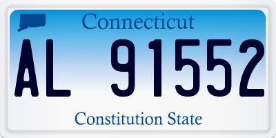 CT license plate AL91552
